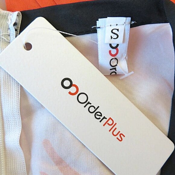 OC Order Plus White Orange Jumpsuit SZ S - Picture 6 of 6